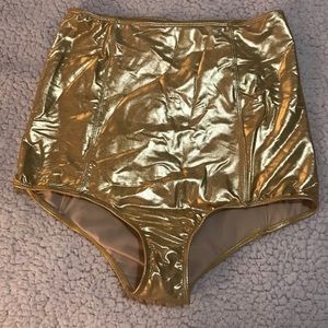 Kortni Jeane GOLD Extended High Waist Bottoms